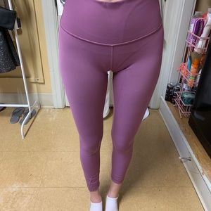 Purple lulu leggings